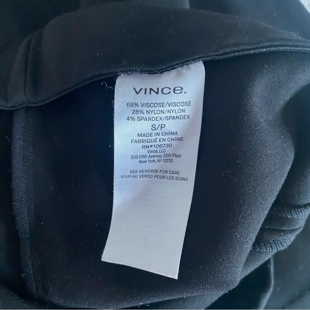 Vince Classic Black pants size small - Picture 3 of 5